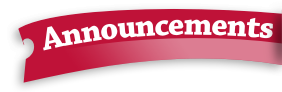 Announcements